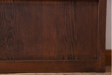 すりガラス入り!昭和大正期のレトロな木製アンティークドア(扉)