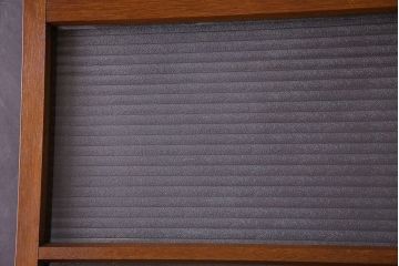 銀モールガラス入り!　和製アンティーク　古い木のドア(扉)