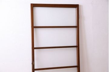 銀モールガラス入り!　和製アンティーク　古い木のドア(扉)