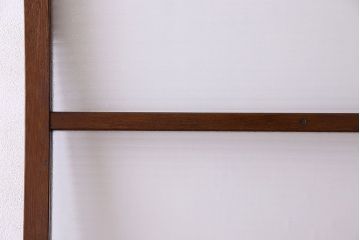 銀モールガラス入り!　和製アンティーク　古い木のドア(扉)