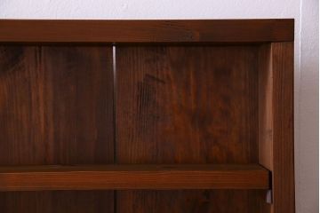 アンティーク家具　薄型!古い木製の和製アンティーク飾り棚