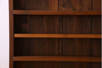 アンティーク家具　薄型!古い木製の和製アンティーク飾り棚