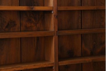 アンティーク家具　薄型!古い木製の和製アンティーク飾り棚