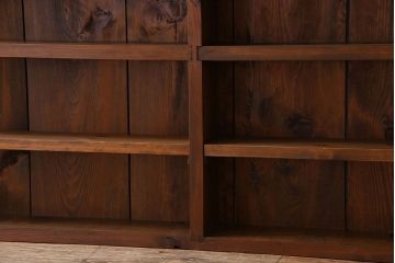 アンティーク家具　薄型!古い木製の和製アンティーク飾り棚