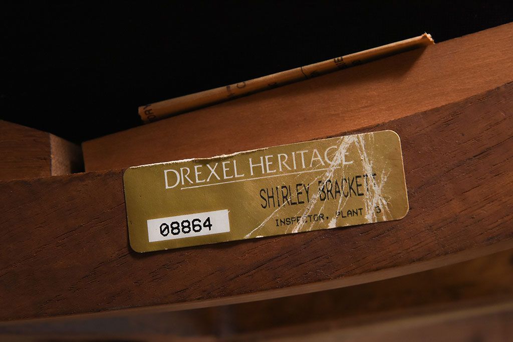 中古家具　ドレクセルヘリテイジJAPAN　Cameo Classics(キャメオクラシックス)　デスクチェア(回転椅子)(定価約40万円)