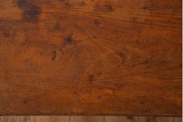 アンティーク家具　アンティーク　古い木製のシンプルな作業台(平机・テーブル)