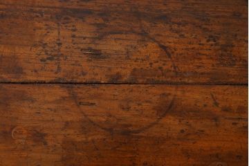 アンティーク家具　アンティーク　古い木製のシンプルな作業台(平机・テーブル)