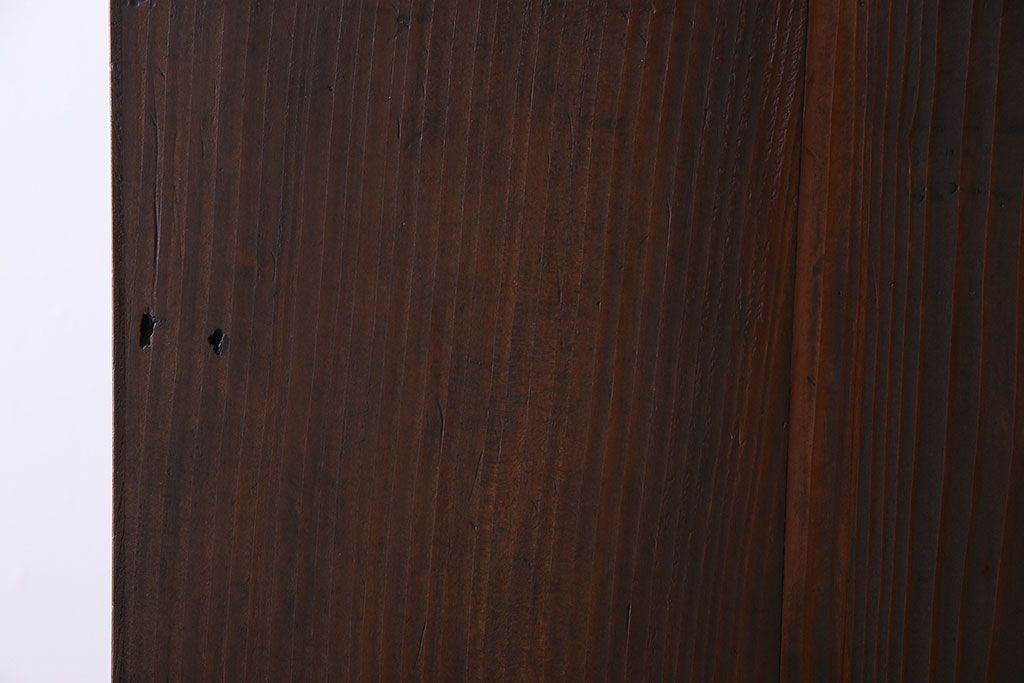 アンティーク家具　前面欅材　大正期　古い木の上質な縦型引き出し　アンティーク