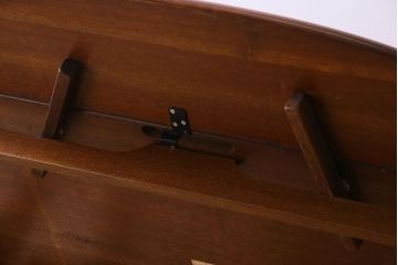 ヴィンテージ家具　北欧ビンテージ　シンプルなエクステンションテーブル(バタフライテーブル、ダイニングテーブル、2人掛け、4人掛け、食卓)(R-024195)