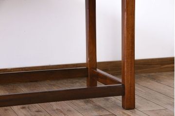ヴィンテージ家具　北欧ビンテージ　シンプルなエクステンションテーブル(バタフライテーブル、ダイニングテーブル、2人掛け、4人掛け、食卓)(R-024195)