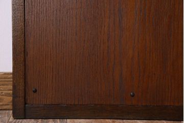アンティーク雑貨　オーク材　イギリスアンティーク　屏風スクリーン(パーテーション)