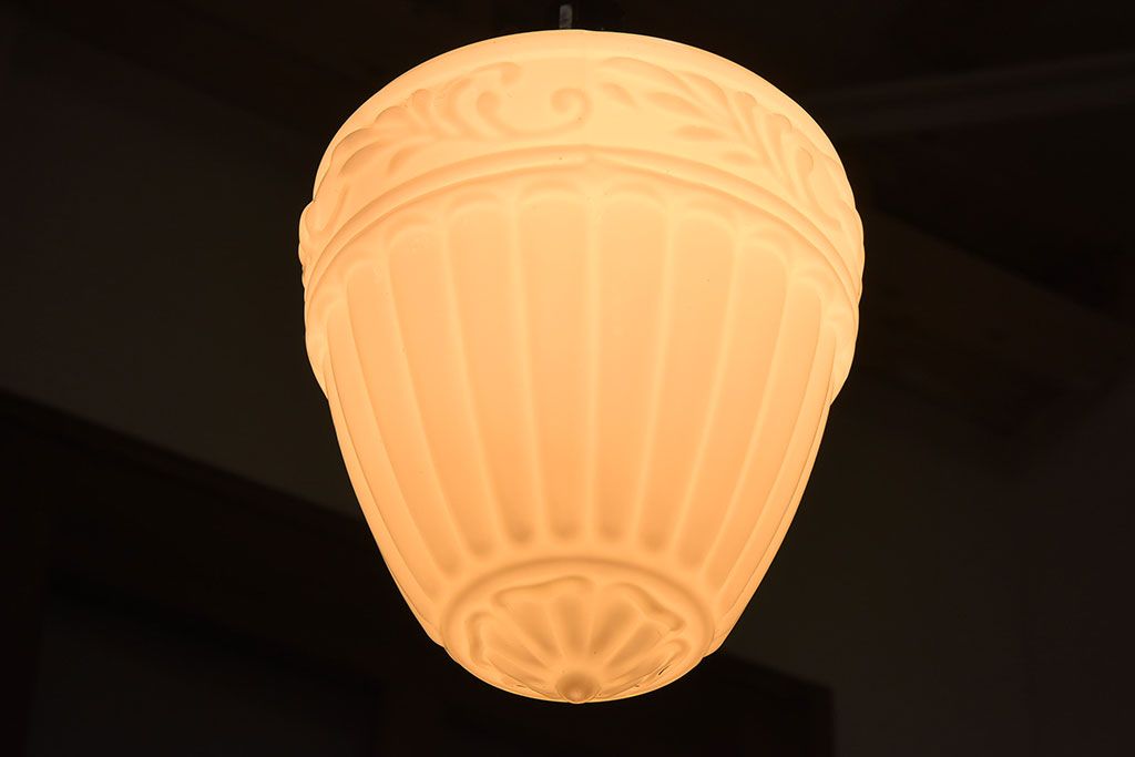 和製アンティーク　すずらん型レトロな吊り下げ照明