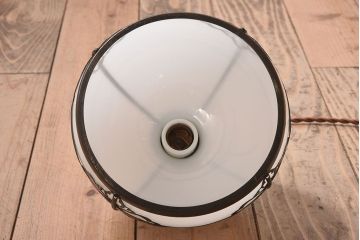 中古　和風デザイン　和モダンなガラスシェードの天井照明(2)