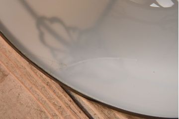 中古　和風デザイン　和モダンなガラスシェードの天井照明(2)