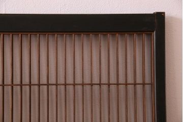 和製アンティーク　レトロデザイン　古い木の書院戸4枚セット