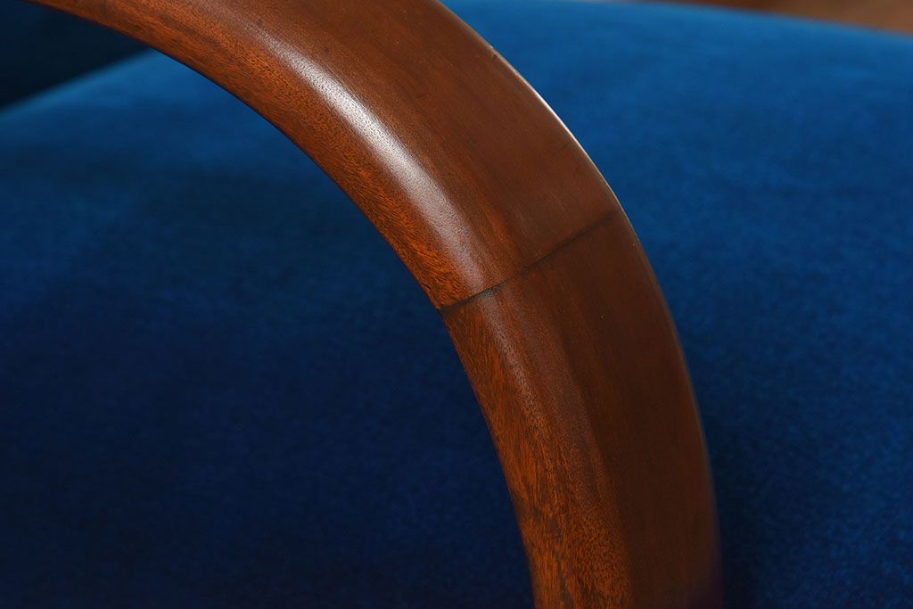 レトロ家具　レトロデザイン　おしゃれな一人掛けアンティークアームソファ