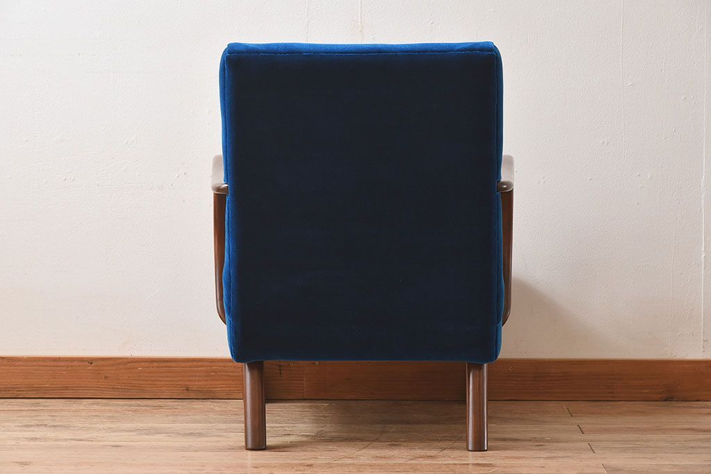 レトロ家具　レトロデザイン　おしゃれな一人掛けアンティークアームソファ