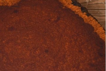 高級民芸家具　玉杢　花梨(カリン)材製の花台(2)