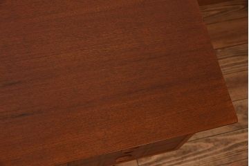 北欧家具　デンマークビンテージ　両面使いできるパートナーデスク(両袖机)