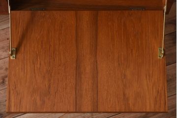 北欧家具　デンマークビンテージ　両面使いできるパートナーデスク(両袖机)