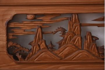 古民具・骨董　彫刻　大正昭和期　アンティーク欄間