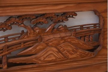 古民具・骨董　彫刻　大正昭和期　アンティーク欄間