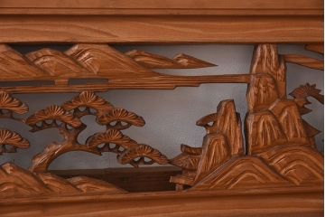 古民具・骨董　彫刻　大正昭和期　アンティーク欄間