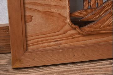 古民具・骨董　彫刻　大正昭和期　アンティーク欄間