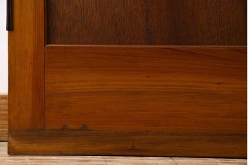 当時物色ガラス入り　大正ロマンスタイル　上質なアンティーク木製ドア(扉)