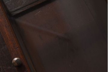 アンティーク雑貨　木製フレーム　レトロデザイン　小さなアンティークガラスケース(1)