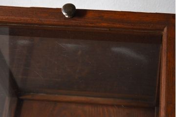 アンティーク雑貨　木製フレーム　レトロデザイン　小さなアンティークガラスケース(2)