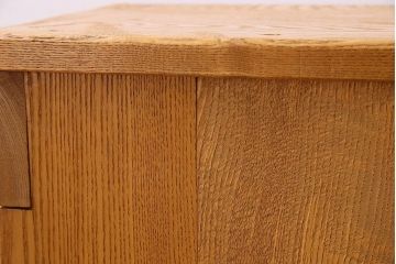 中古　楡材　学校の角スツール2脚セット(3)