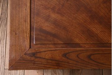 アンティーク家具　和製アンティーク　総欅製の古い座卓(センターテーブル)(2)