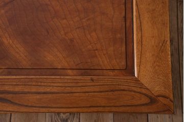 アンティーク家具　和製アンティーク　総欅製の古い座卓(センターテーブル)(2)