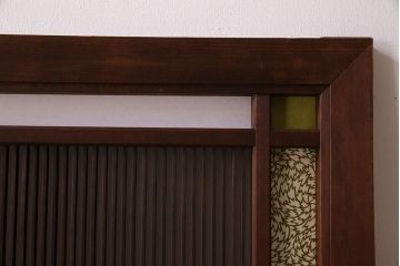 和紙張り!和モダンな雰囲気漂うアンティーク欄間(明かり取り、明り取り)(1)