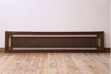 和紙張り!和モダンな雰囲気漂うアンティーク欄間(明かり取り、明り取り)(2)