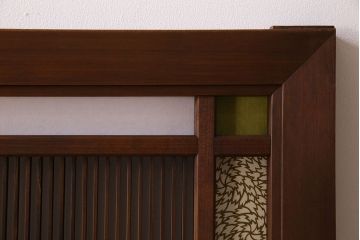 和紙張り!和モダンな雰囲気漂うアンティーク欄間(明かり取り、明り取り)(2)