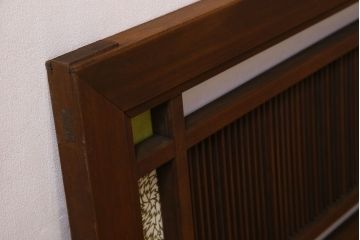 和紙張り!和モダンな雰囲気漂うアンティーク欄間(明かり取り、明り取り)(2)