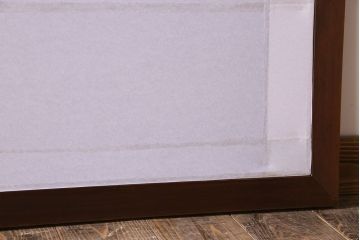和紙張り!和モダンな雰囲気漂うアンティーク欄間(明かり取り、明り取り)(2)