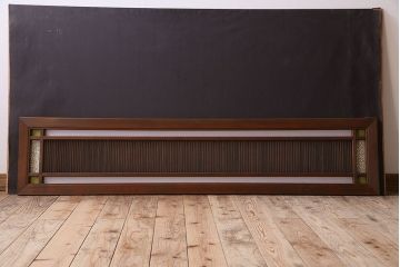 和紙張り!和モダンな雰囲気漂うアンティーク欄間(明かり取り、明り取り)(2)