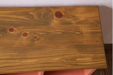 レトロ家具　脚付き!　シンプルレトロなマス目棚(収納棚、飾り棚)