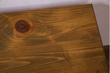 レトロ家具　脚付き!　シンプルレトロなマス目棚(収納棚、飾り棚)