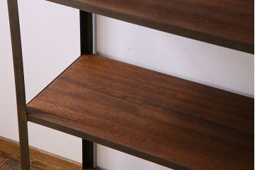 シャビーな雰囲気のラフジュ工房オリジナルアイアンラック(飾り棚)【小】