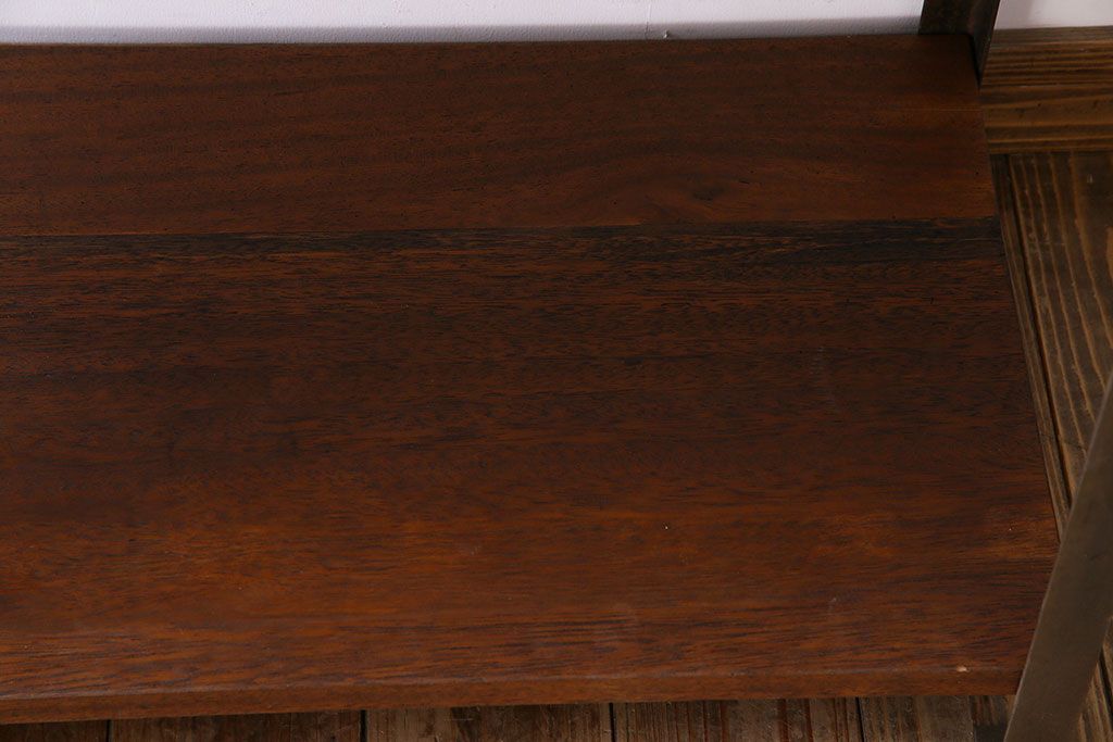 シャビーな雰囲気のラフジュ工房オリジナルアイアンラック(飾り棚)【小】