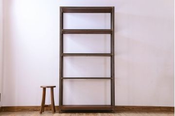 シャビーな雰囲気のラフジュ工房オリジナルアイアンラック(飾り棚)【小】