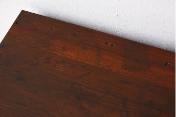 アンティーク家具　和製アンティーク　古い木製のパタパタ戸棚(収納棚)