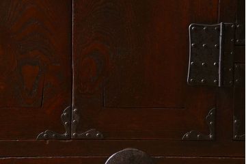 アンティーク家具　和製アンティーク　重厚な明治期の帳場箪笥