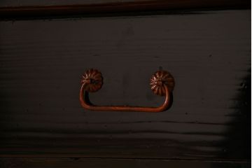 アンティーク家具　明治大正期　古民具・骨董　かくし付き!六尺　大川箪笥のサイドボード(水屋箪笥)