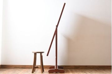 アンティーク雑貨　高級品!和製アンティーク　朱漆塗りの上質な姿見