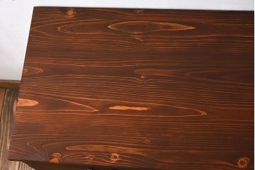 アンティーク家具　天板・脚付き!和製アンティークの衣装箪笥ローボード(ローチェスト)(1)